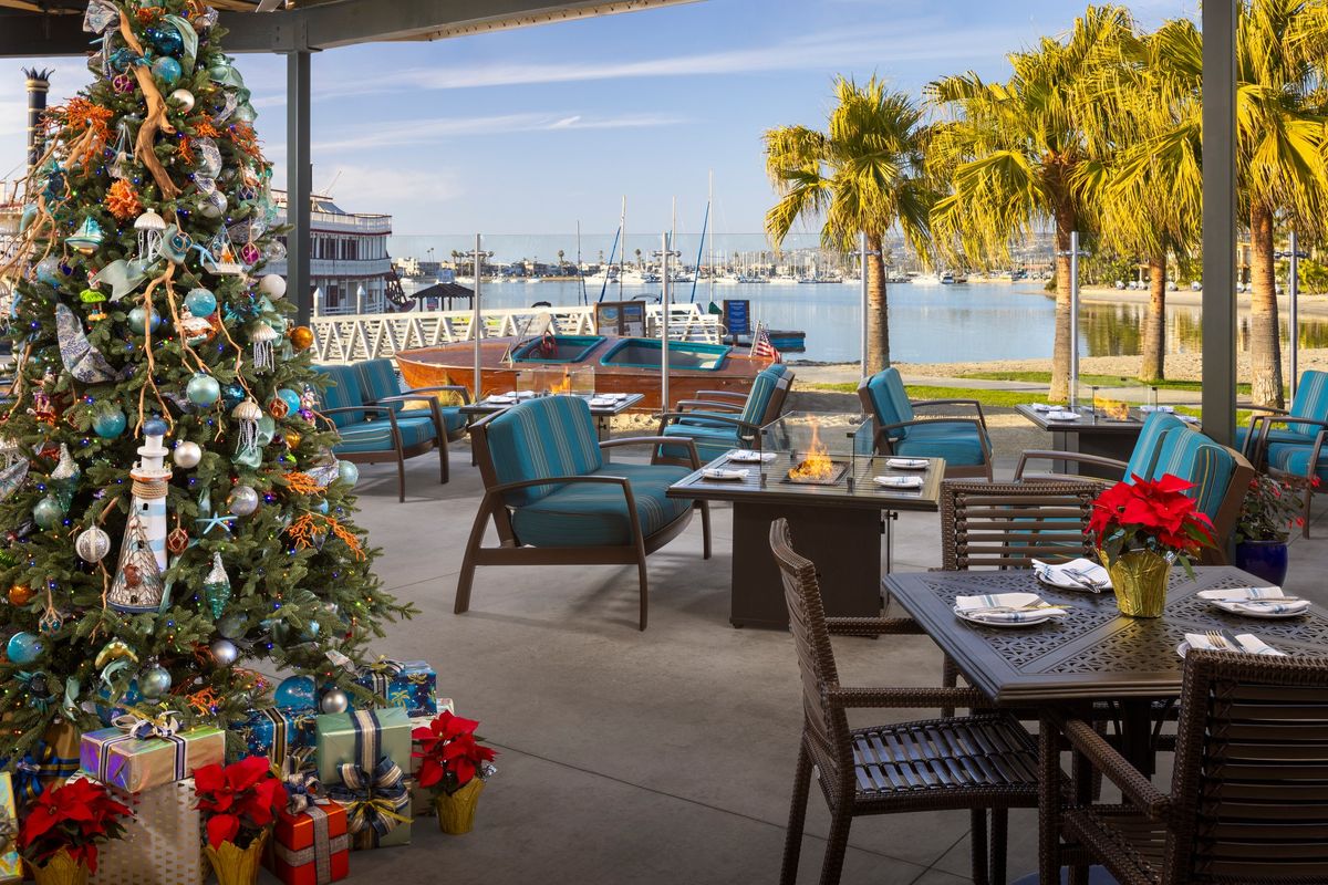 Christmas Dining at Dockside 1953