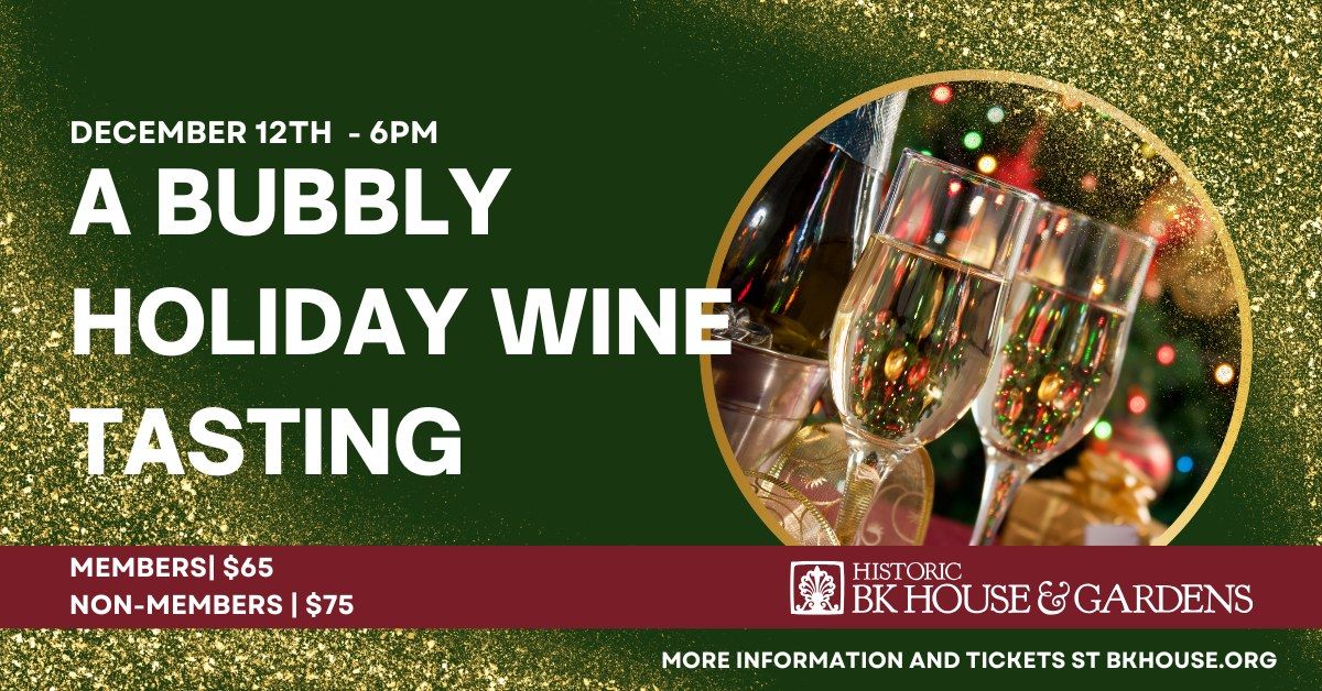 A Bubbly Holiday Wine Tasting