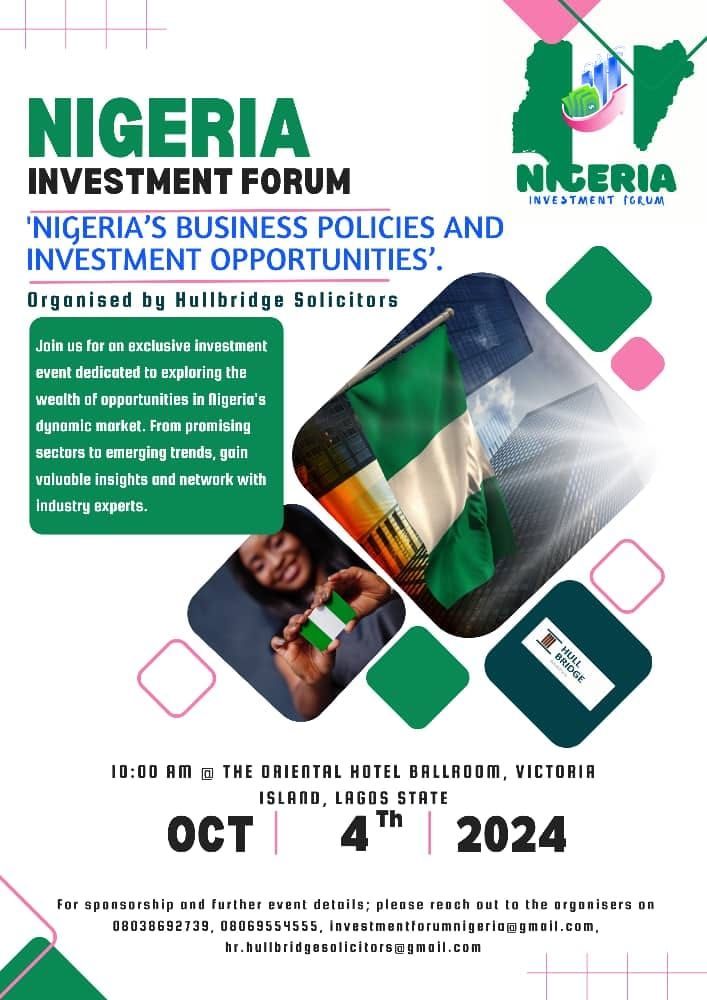 Nigeria Investment Forum!