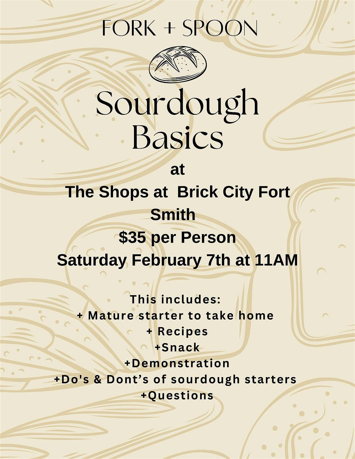 Sourdough Basics: Feb. Class