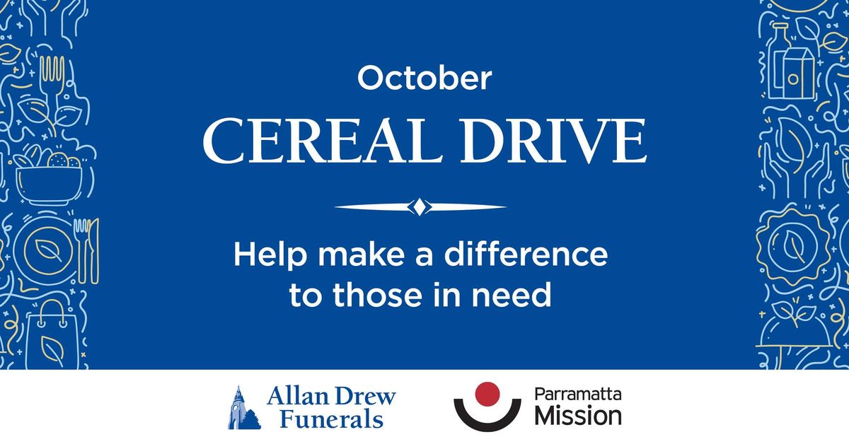 October Cereal Drive with Parramatta Mission