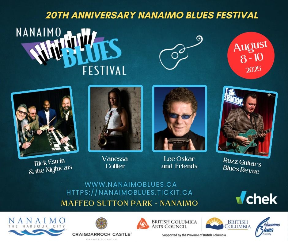 Nanaimo Blues Festival 2025 - 20th Anniversary