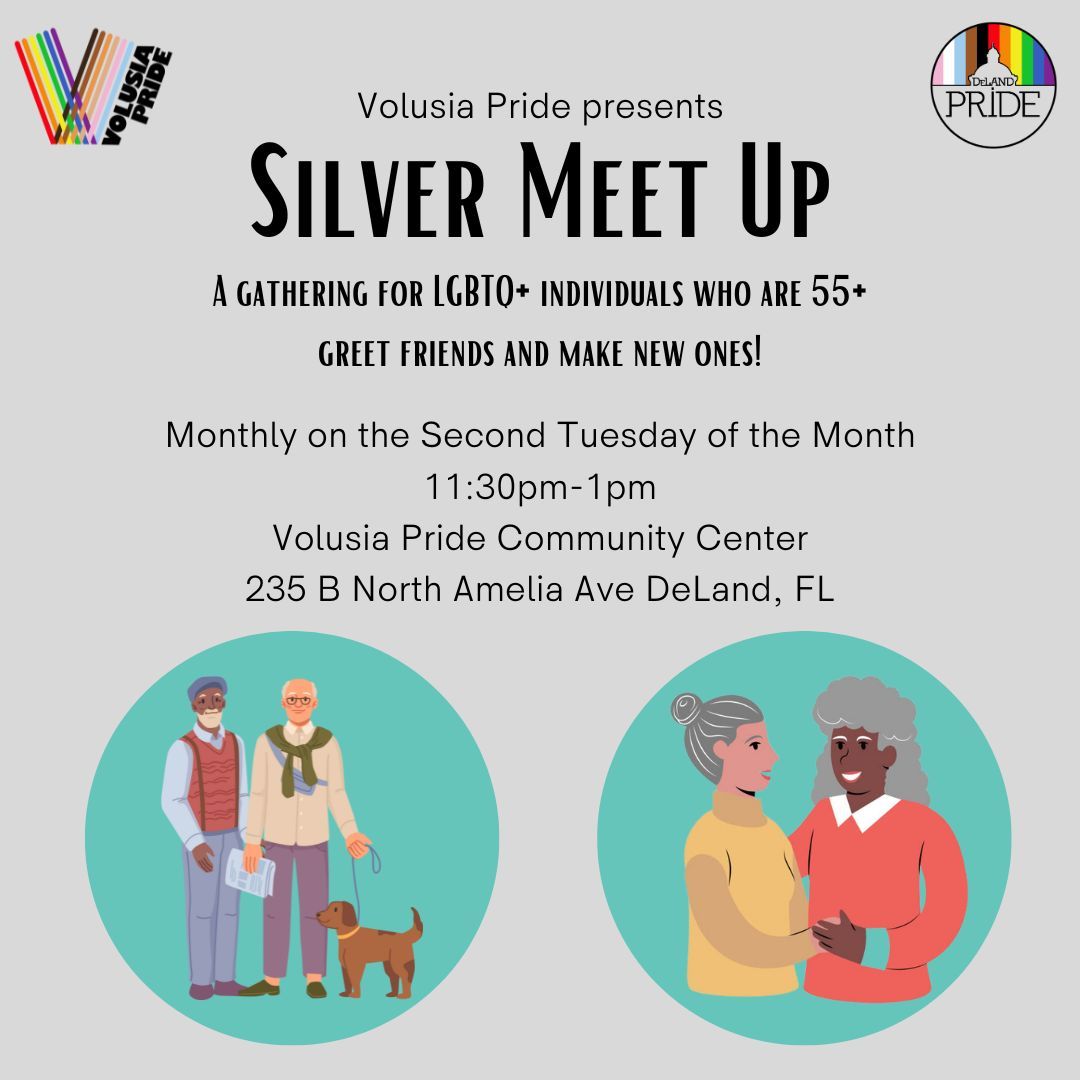 LGBTQ+ Silver Meet Up (for 55+)