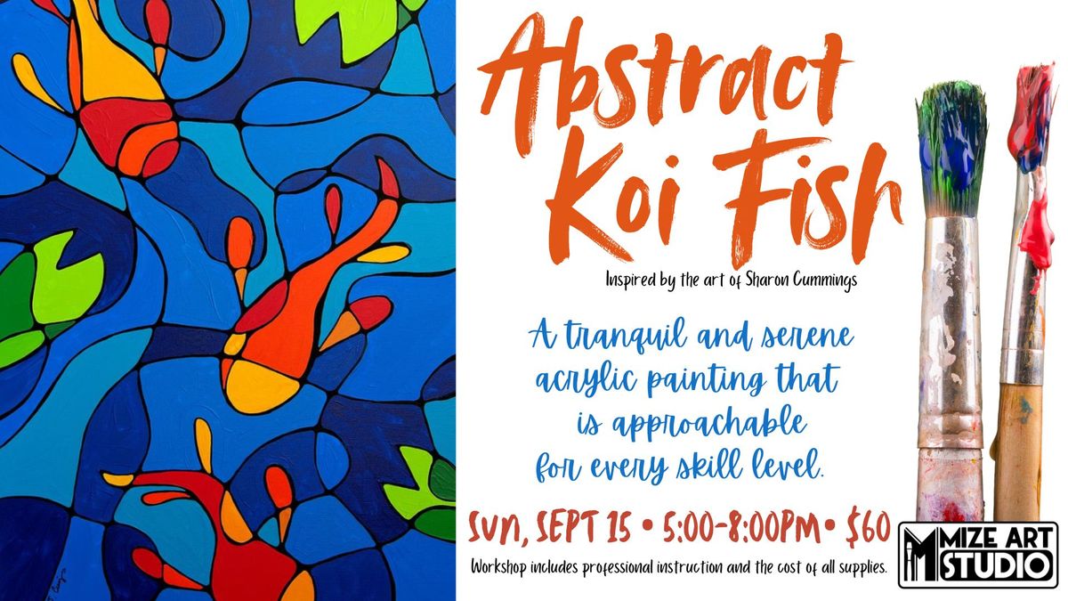 Abstract Koi Fish