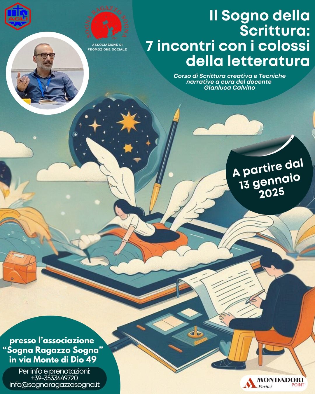 Corso di scrittura creativa e tecniche narrative "Il sogno della Scrittura"