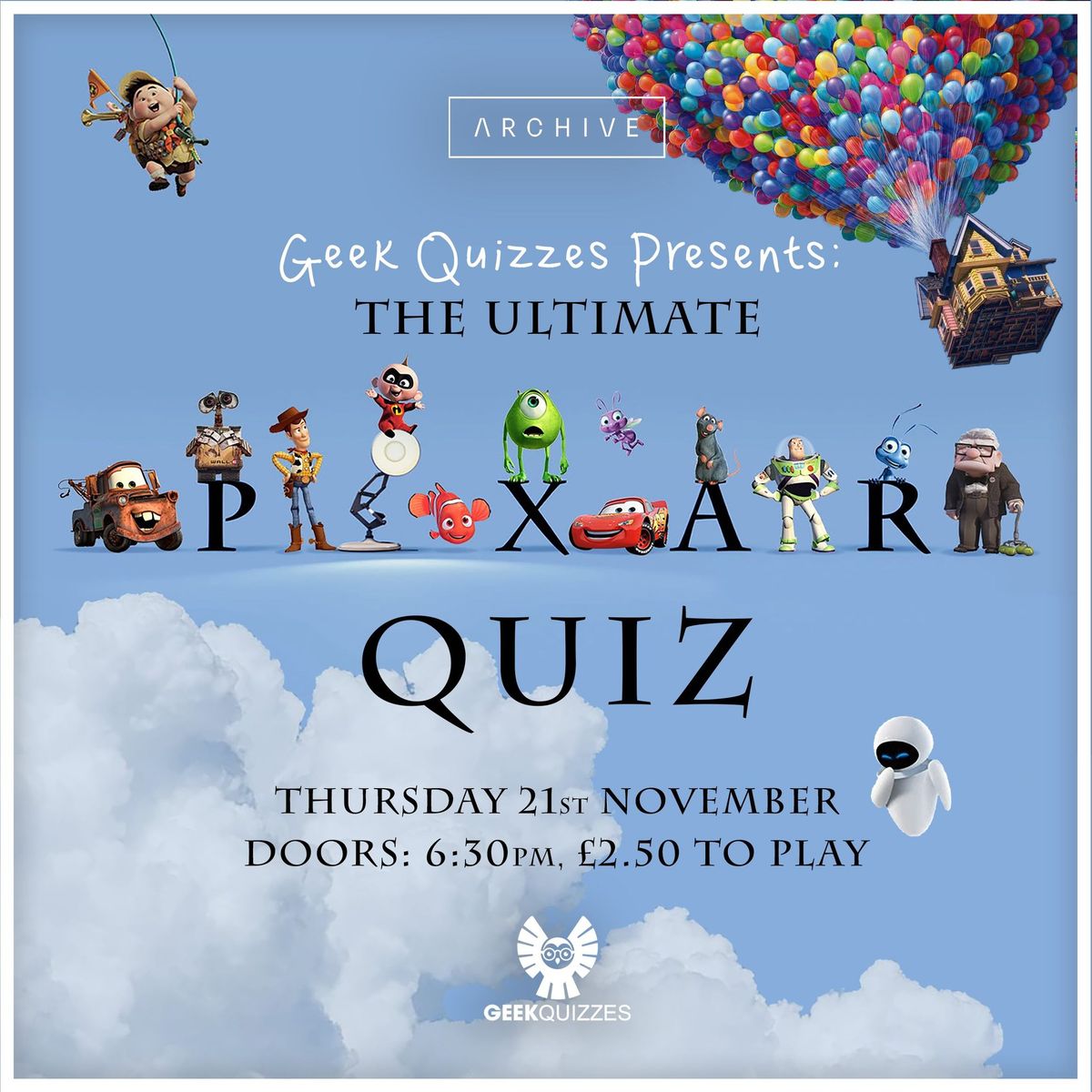 The Ultimate Pixar Quiz Event