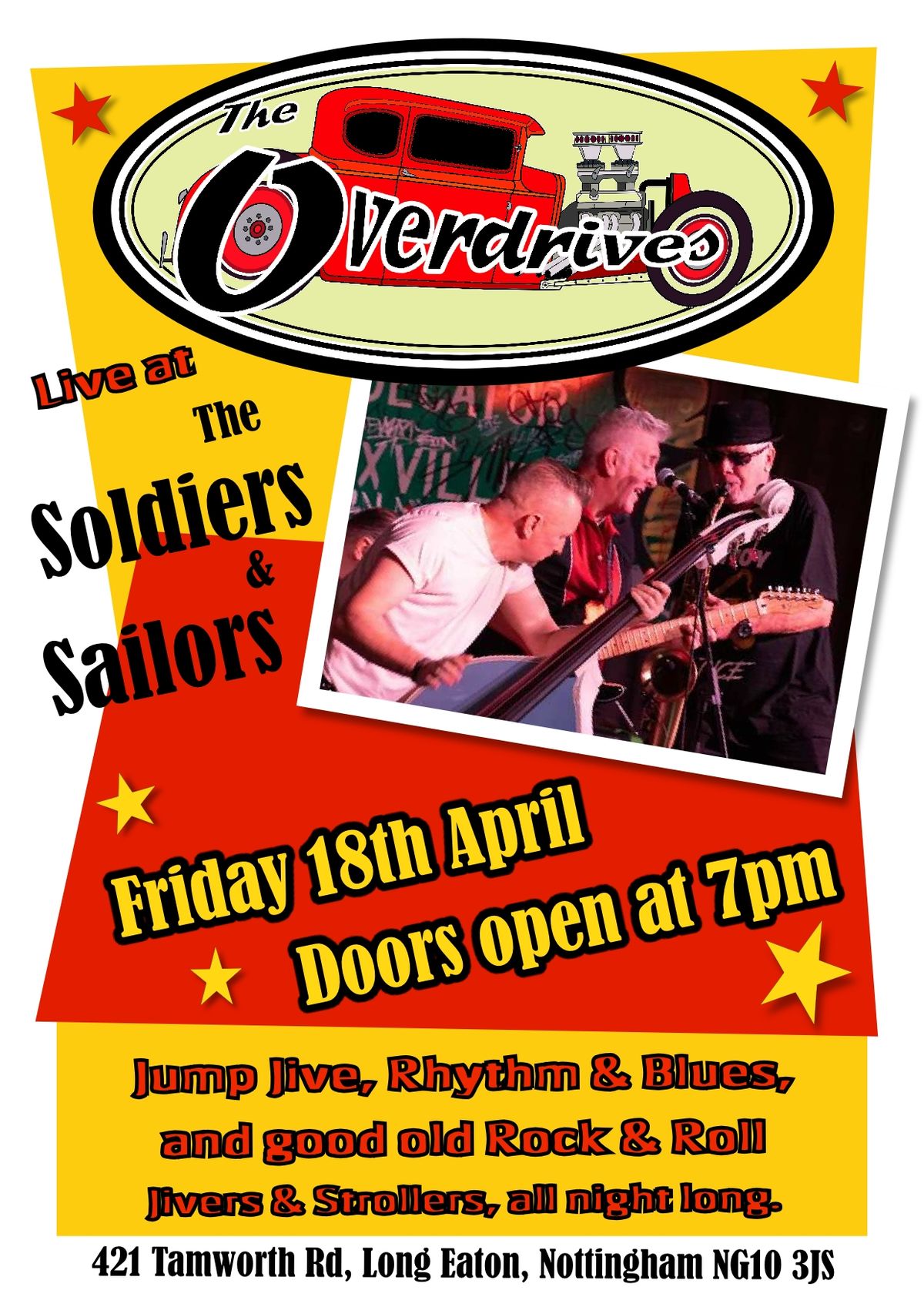 The Overdrives at The Soldiers & Sailors