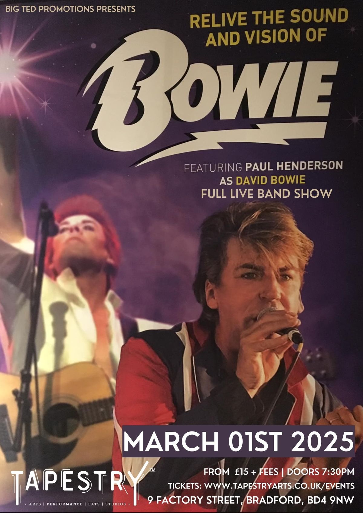 Aladdinsane - David Bowie Tribute (Live Band Show)