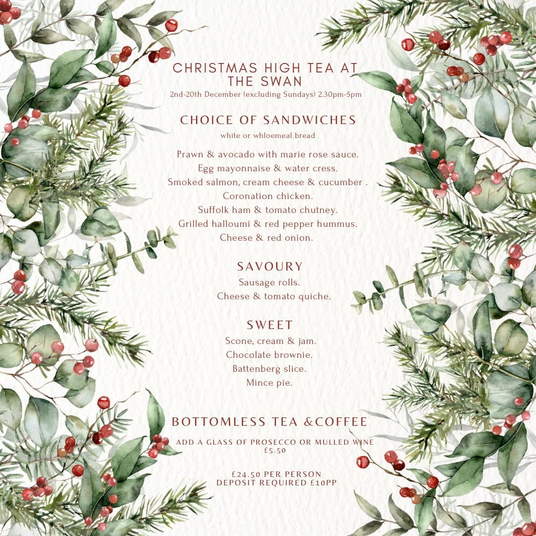 Christmas High Tea at The Swan This December! \ud83c\udf84