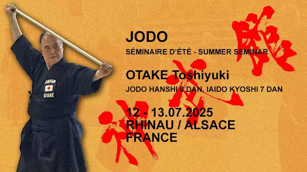 Stage de Jodo avec OTAKE sense\u00ef