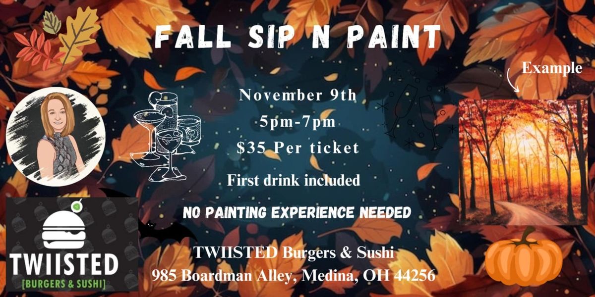 Fall Sip N' Paint