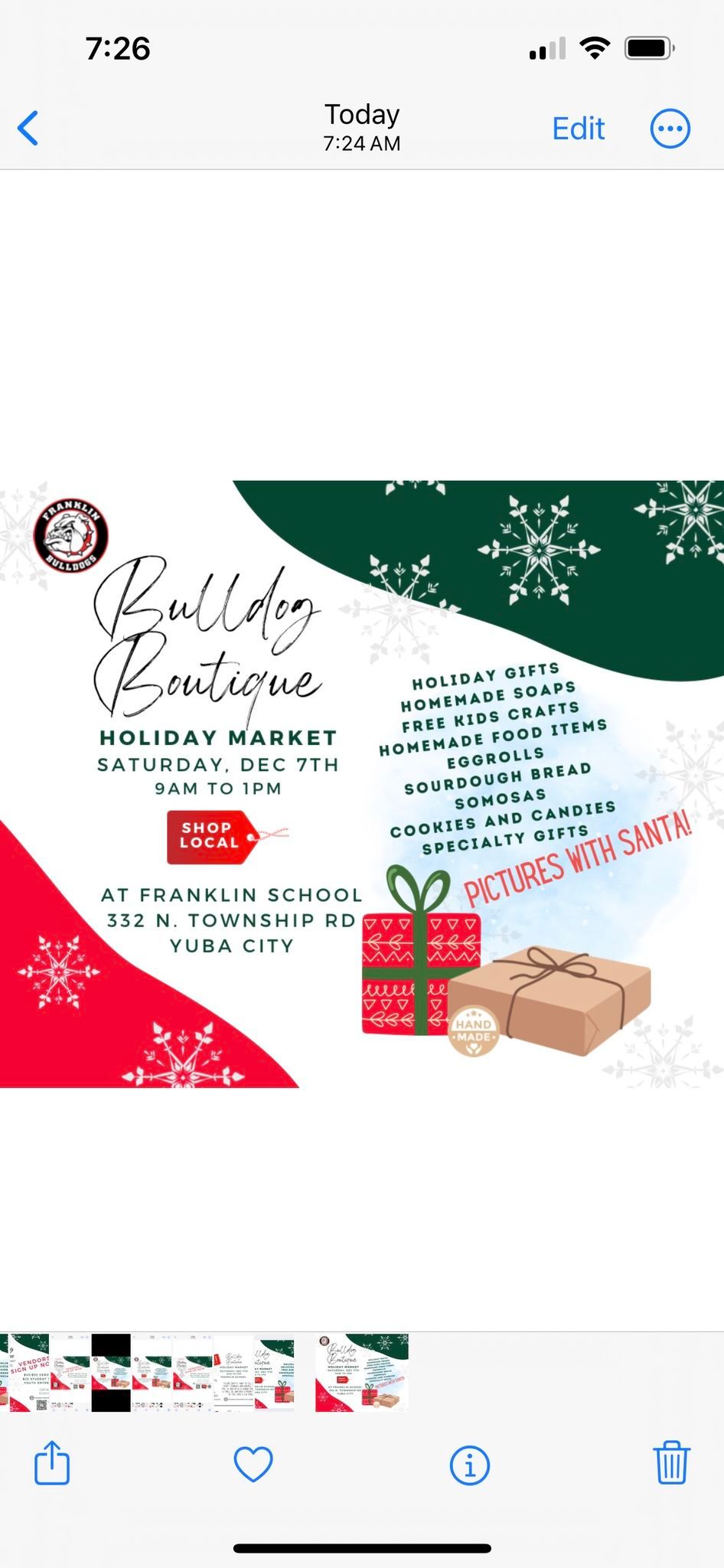 Bulldog Boutique Holiday Market