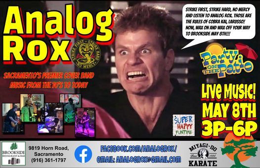 Analog Rox LIVE!!! Brookside Restaurant and Bar, Sacramento, CA