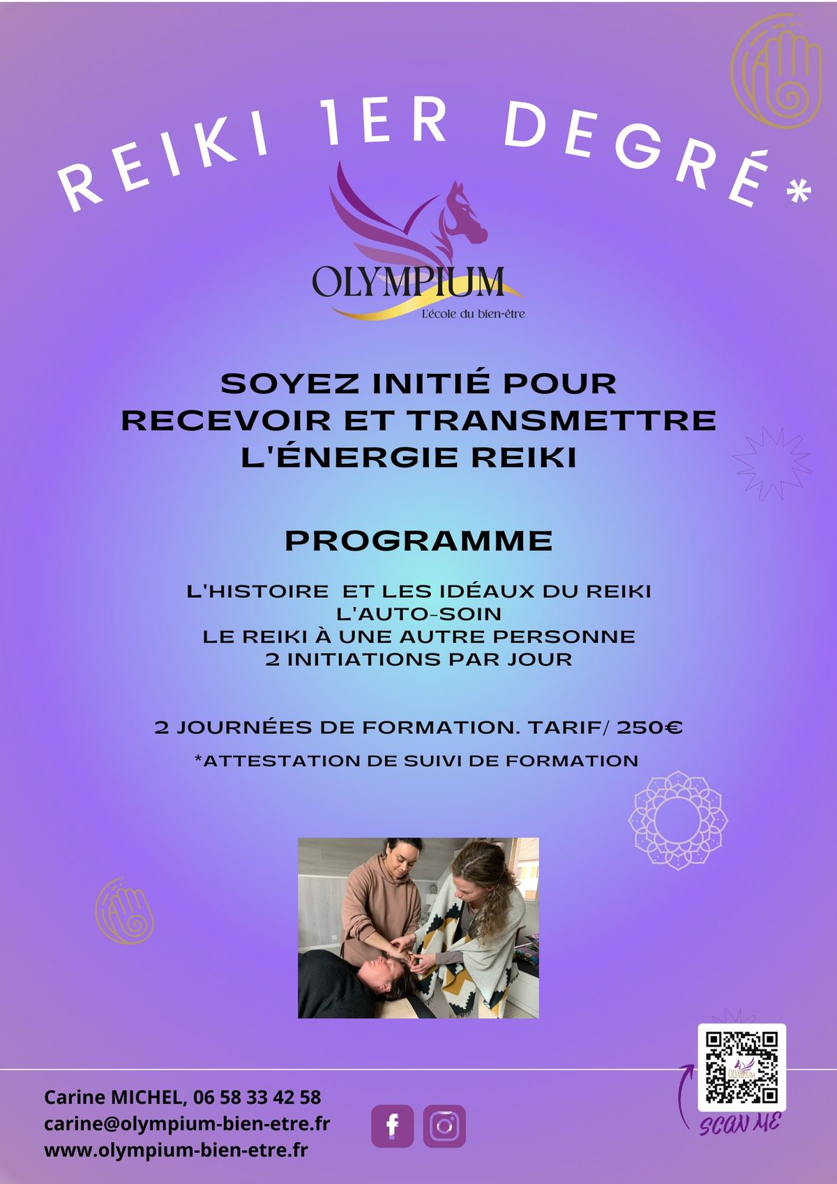 Stage Reiki 1er degr\u00e9