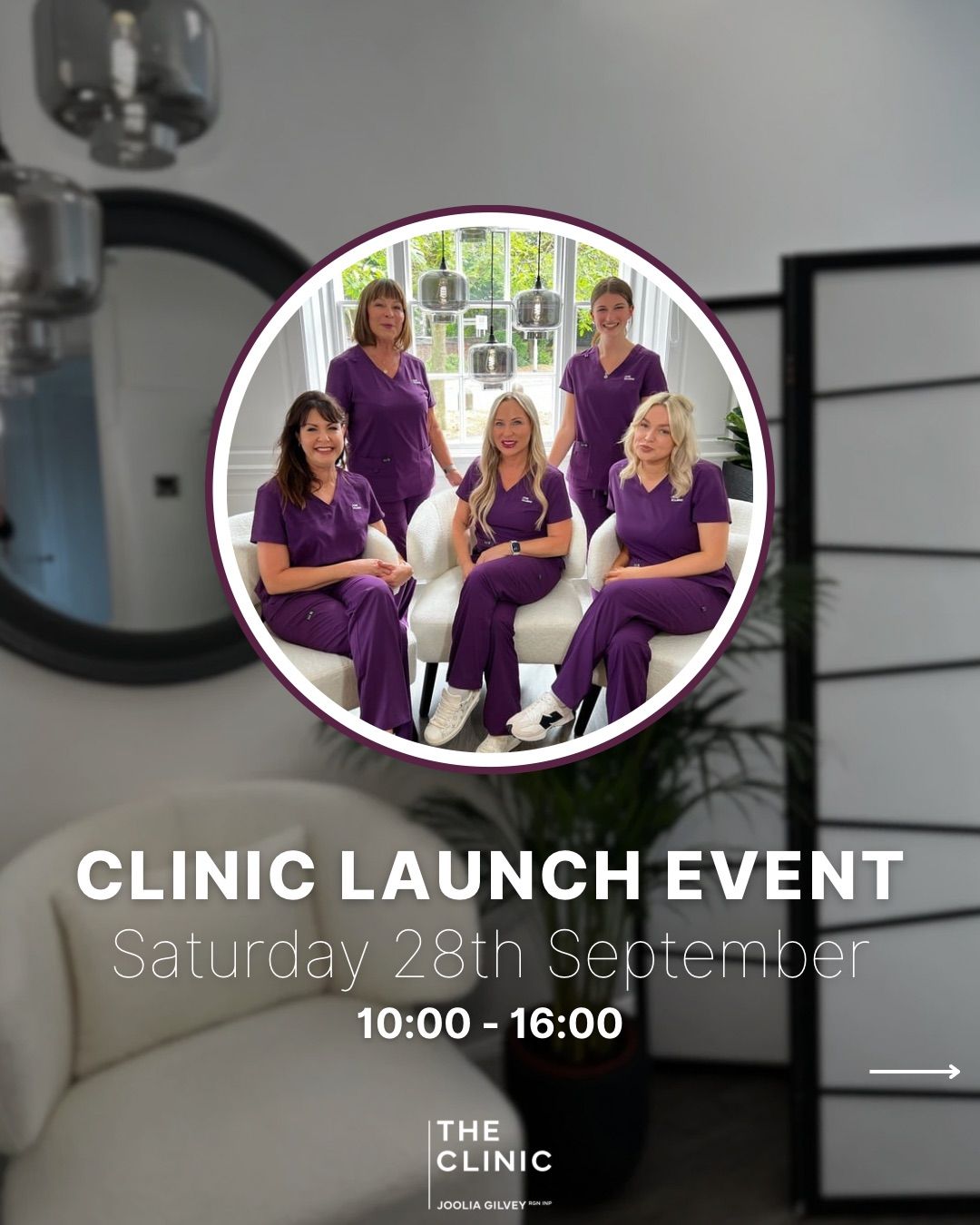 The Clinic Launch Event \ud83c\udf7e\u2728