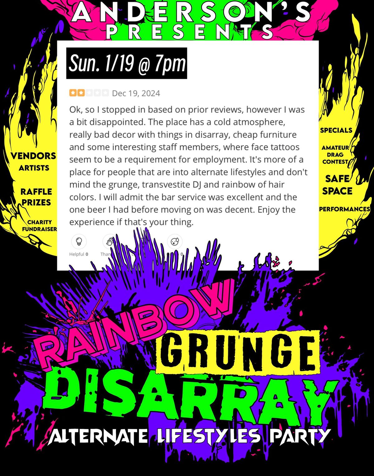 Rainbow Grunge Disarray