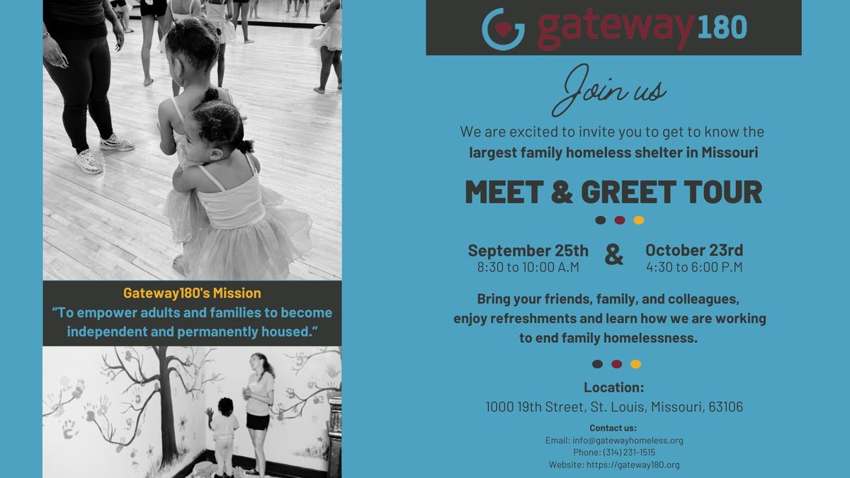 Gateway180 Meet & Greet Shelter Tour