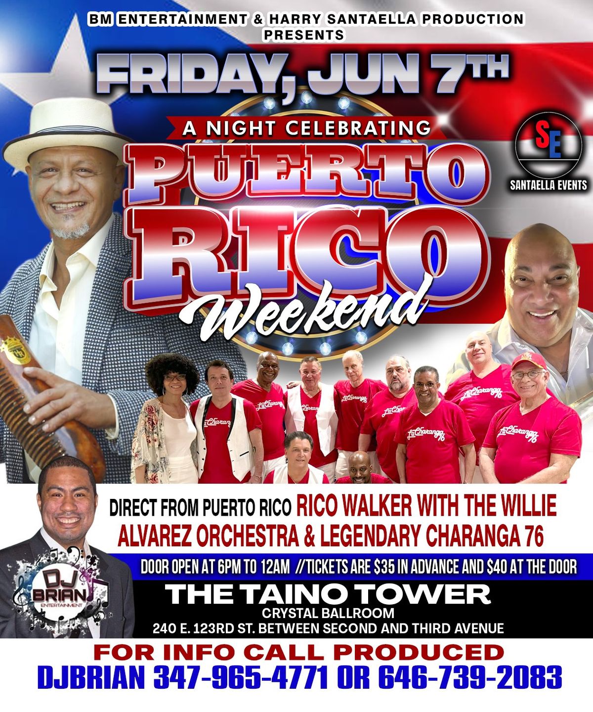 Kick off the Puerto Rican day weekend with Rico Walker and Charanga, 76