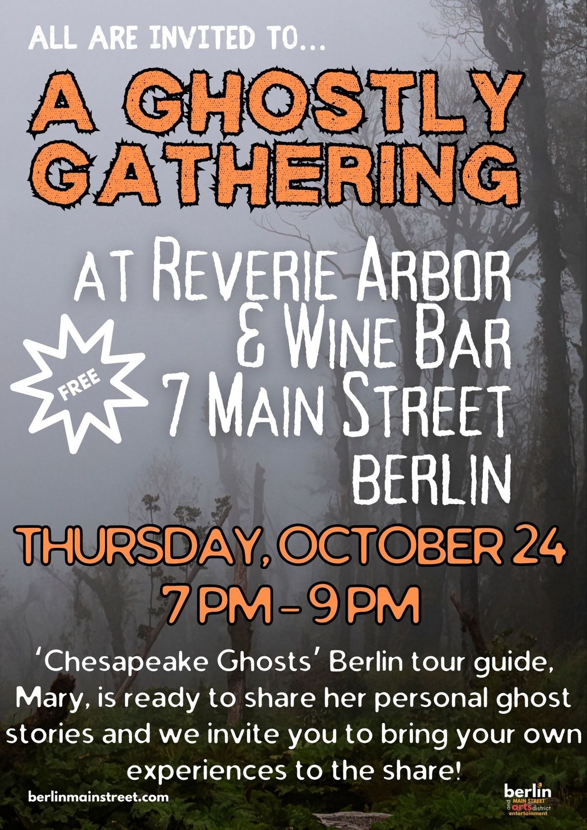 A Ghostly Gathering Story Sharing Event 