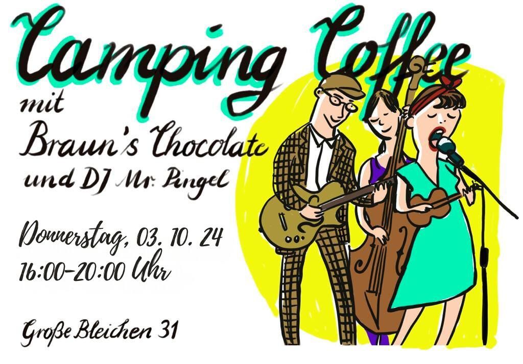 Camping Coffee Swing Teadance mit Braun\u00b4s Chocolate