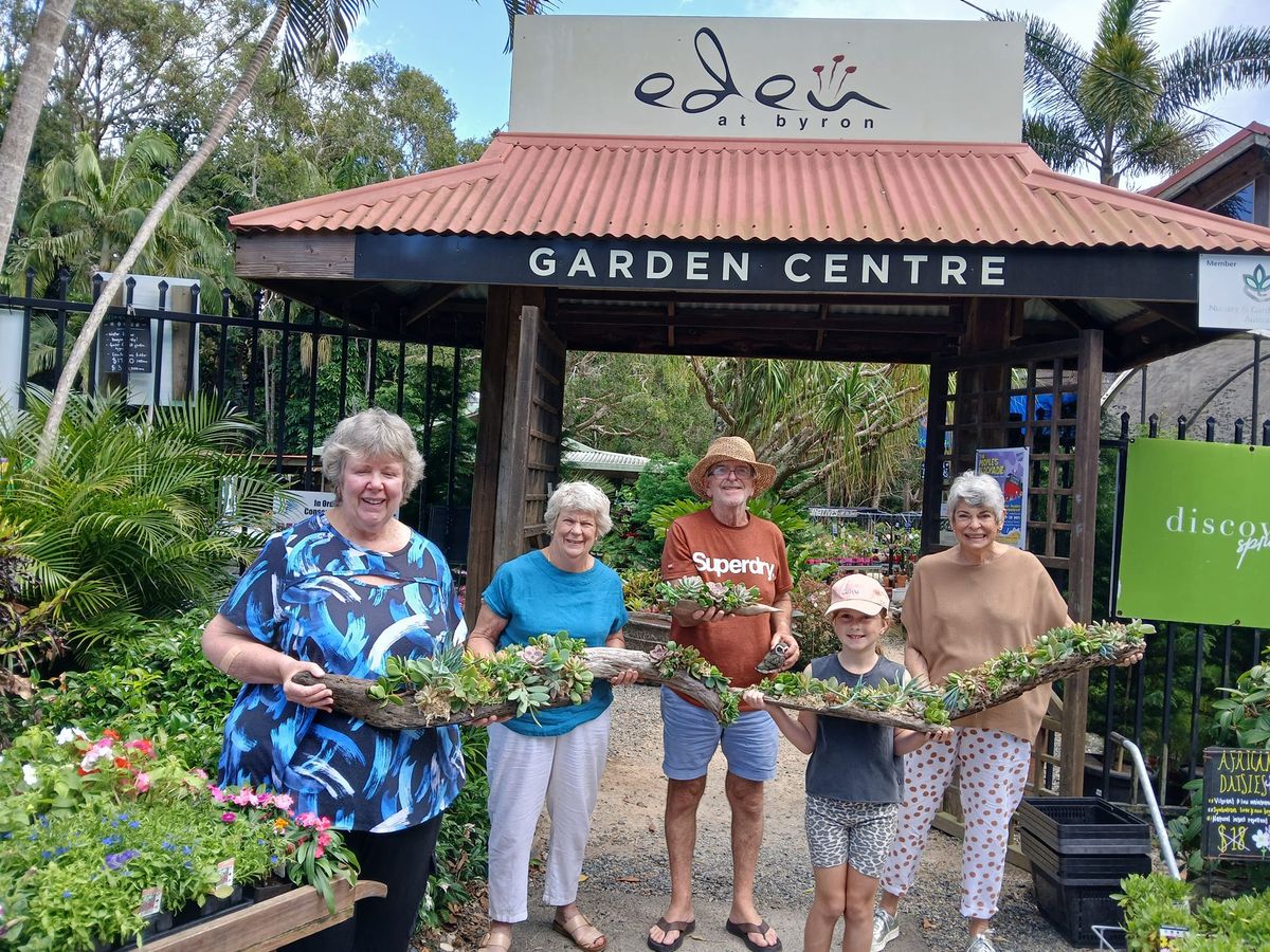 Succulent Driftwood Garden Workshop 