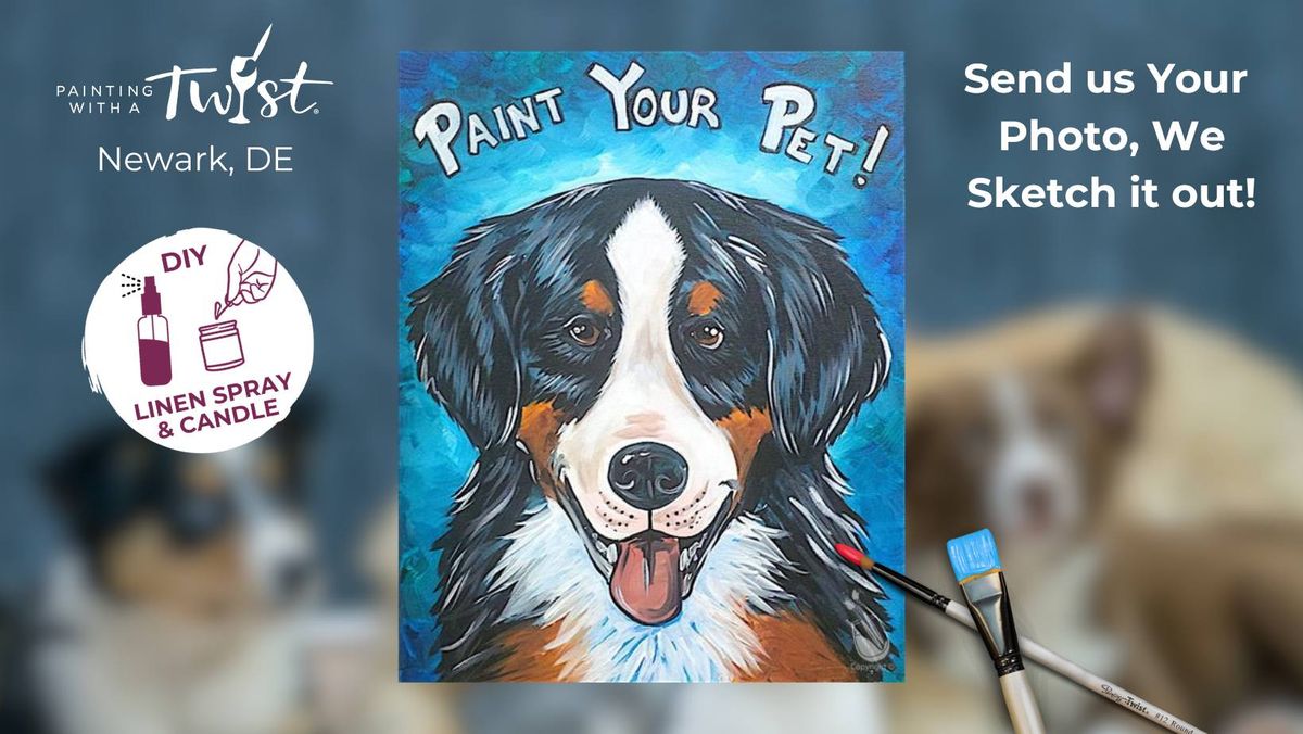 Paint & Sip - Manic Monday: Paint Your Pet! (3-Hr) - $10 Off
