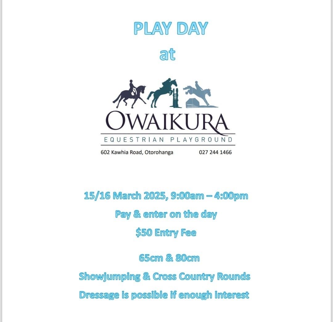 PLAY DAY 15\/16 March 2025