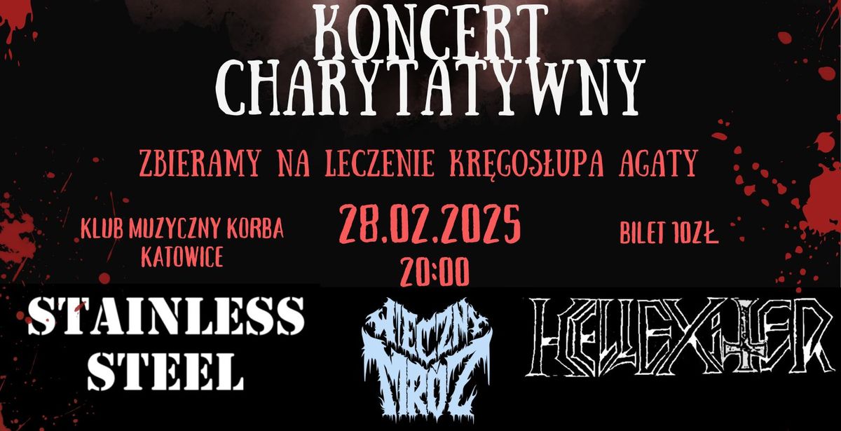 Scream Of Dead Spine: Hellexiter \/ Wieczny Mr\u00f3z \/ Stainless Steel - Korba, Katowice