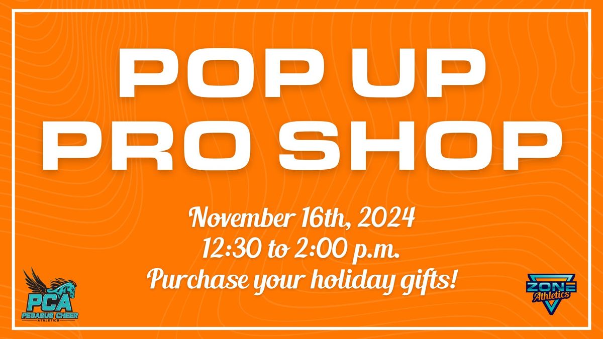 Pop Up Pro Shop