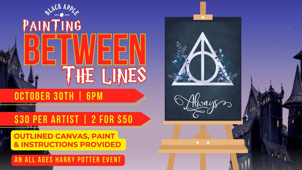 Painting Between the Lines - Harry Potter Edition