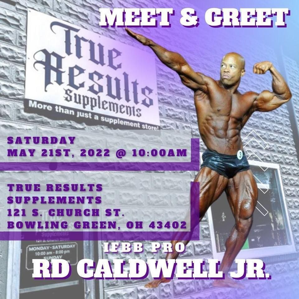 Meet & Greet IFBB PRO! Powerlifting Hall Of Fame RD CALDWELL JR, 121 S