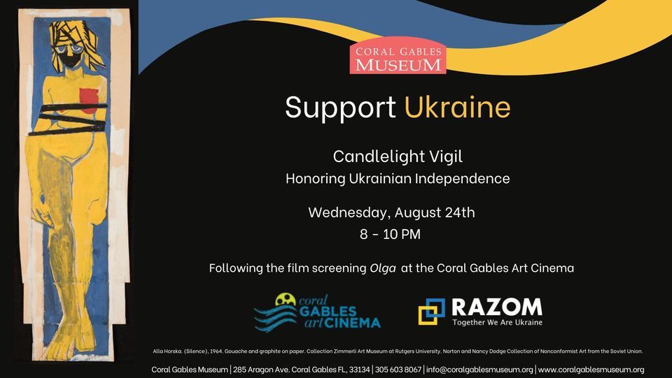 Candlelight Vigil honoring Ukrainian Independence