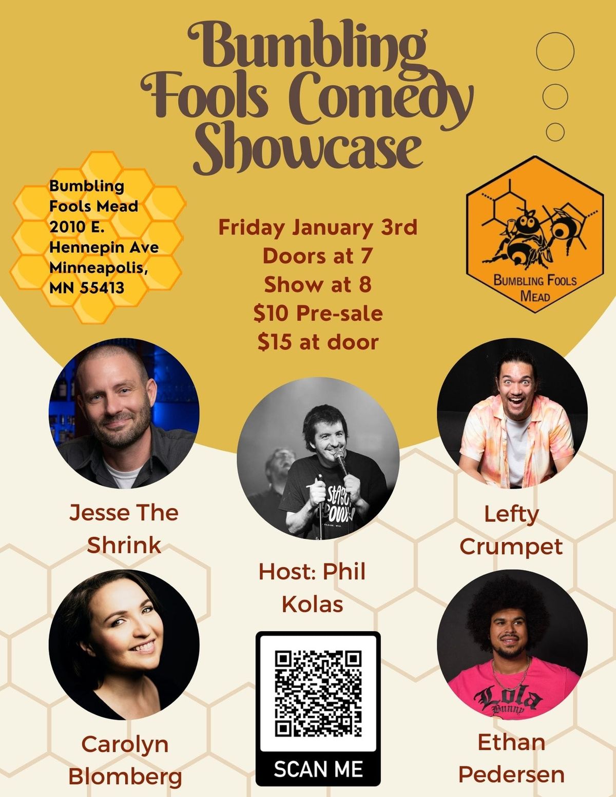 Bumbling Fools Comedy Showcase 