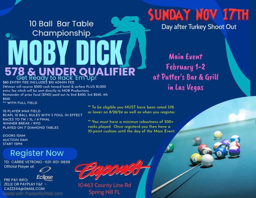 Moby Dick Qualifier 