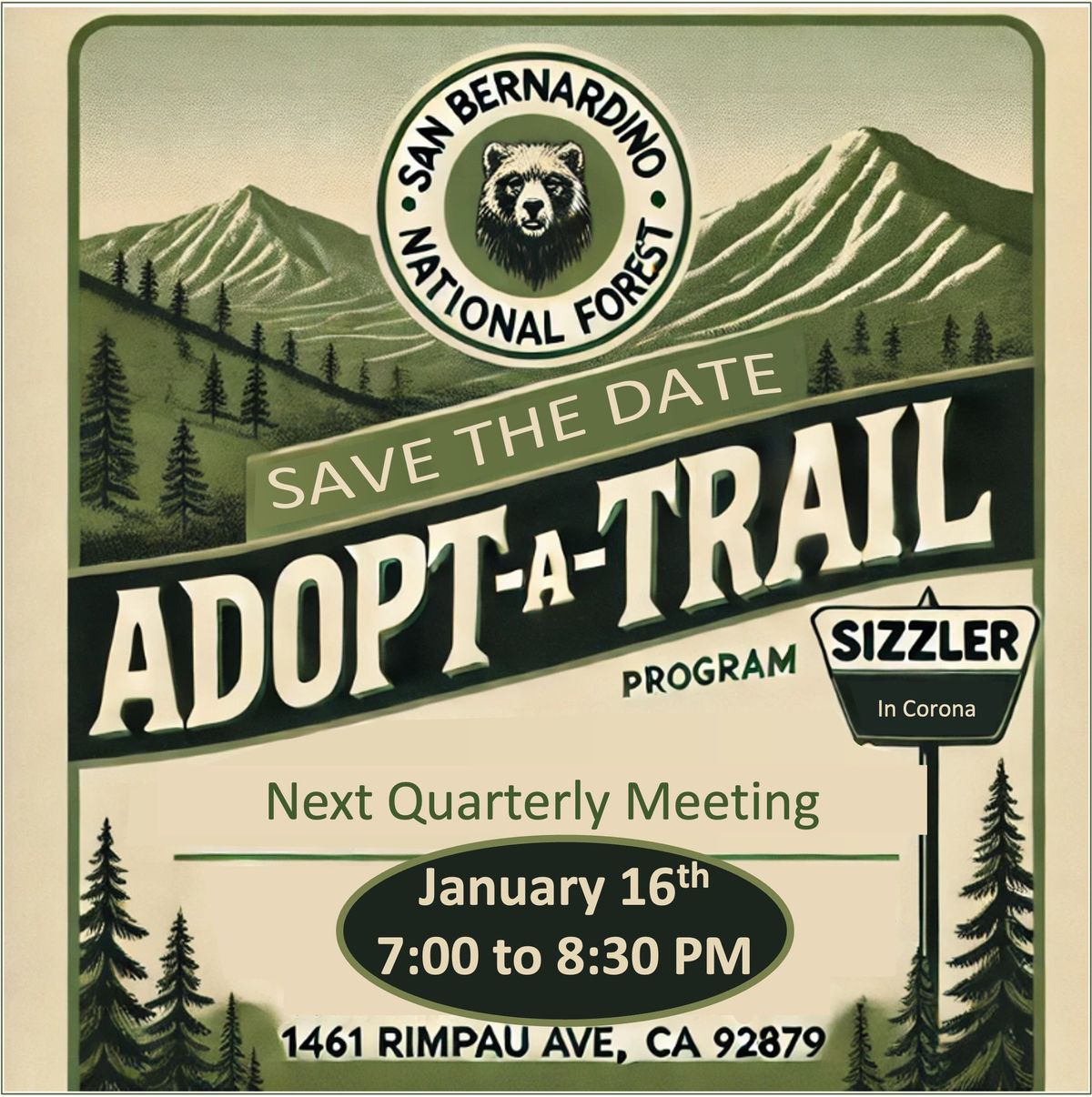 Adopt-A-Trail Quarterly Meeting