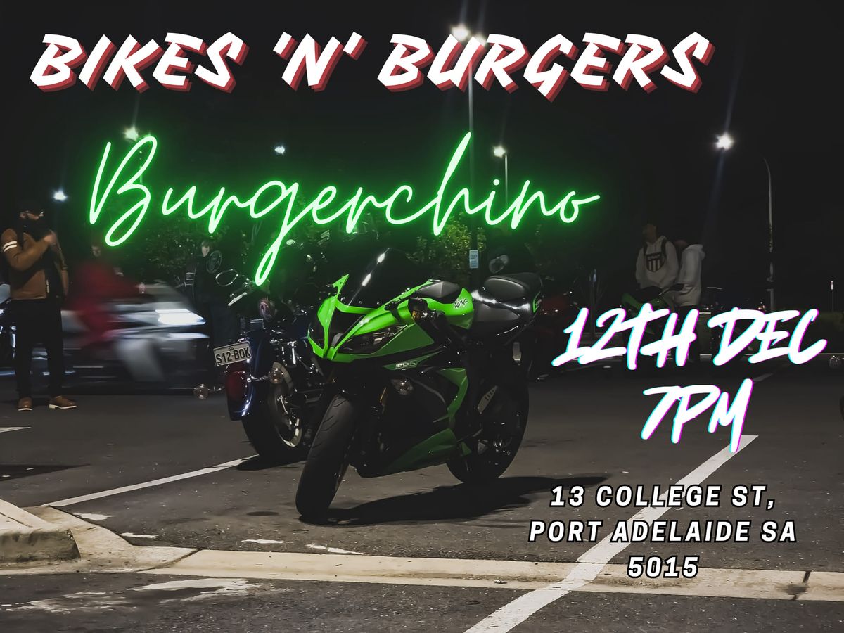 Bikes 'N' Burgers at Burgerchino 