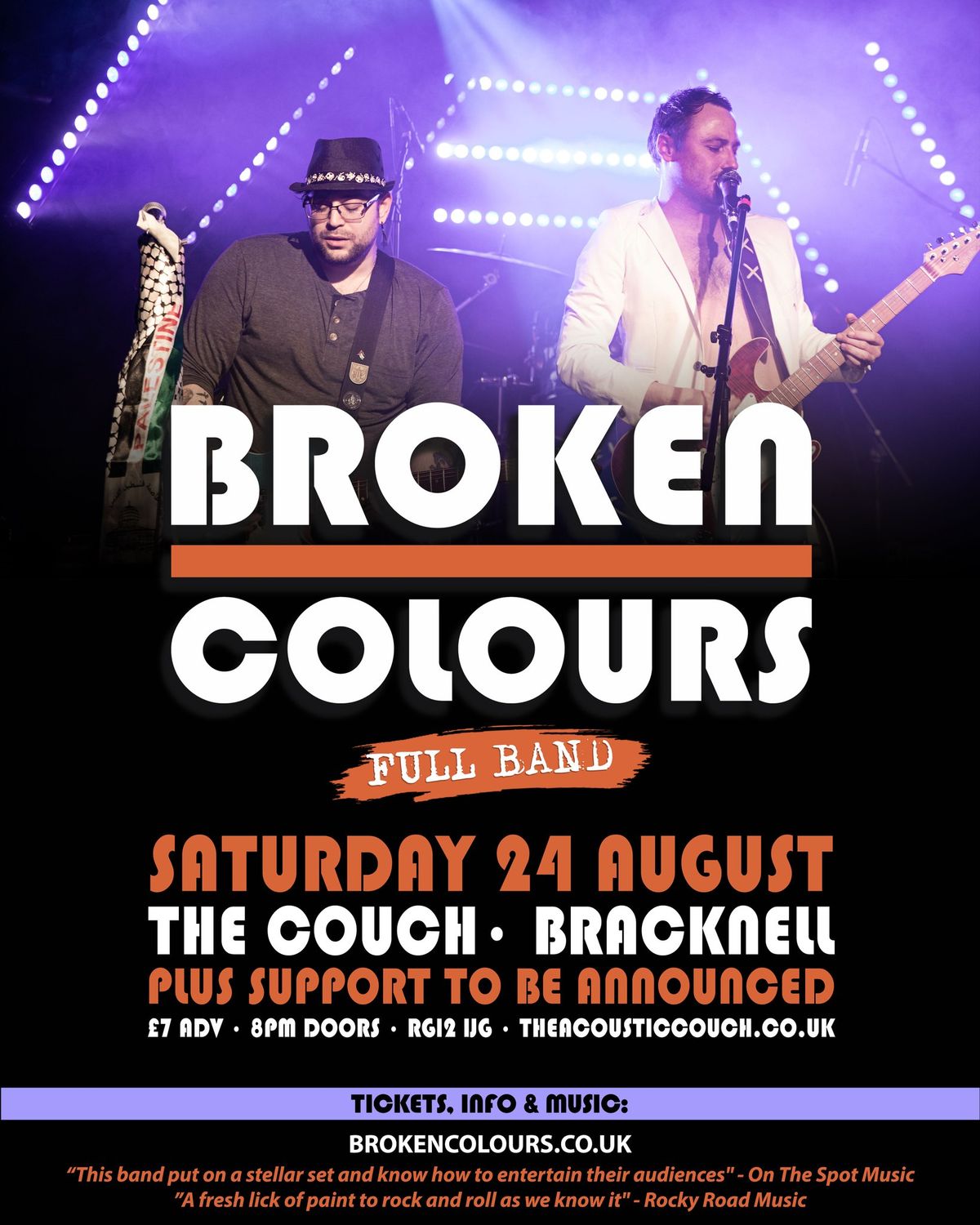 Broken Colours + Native Rebellion at The Acoustic Couch - Bracknell