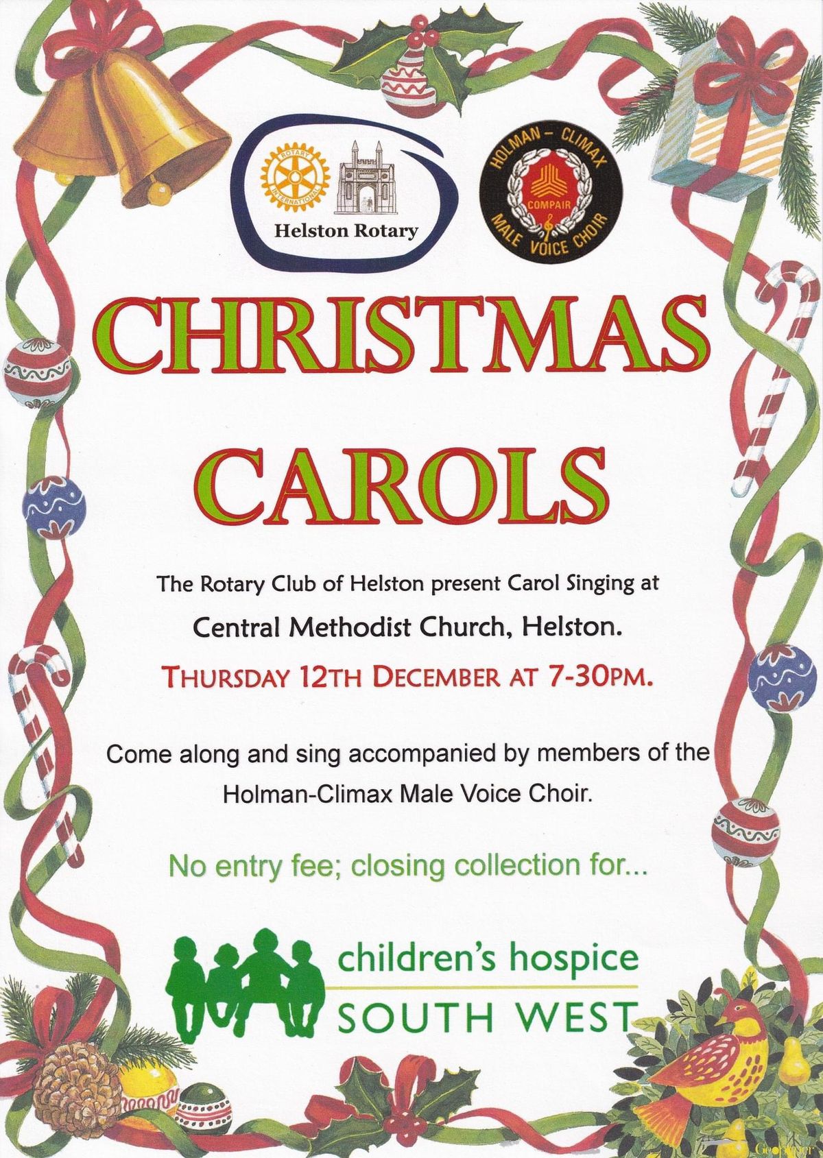 Helston Rotary Club Carol Concert 