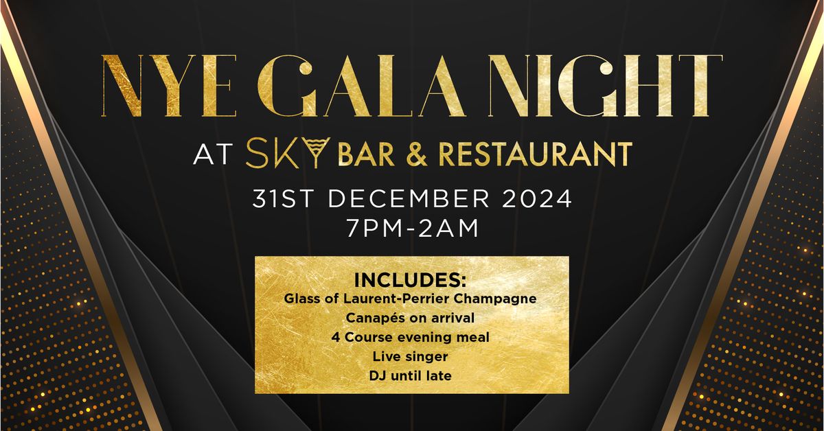 New Year's Eve Gala Night at Sky Bar & Restaurant