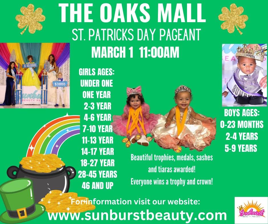 Gainesville, FL St Paddys Pageant at The Oaks Mall