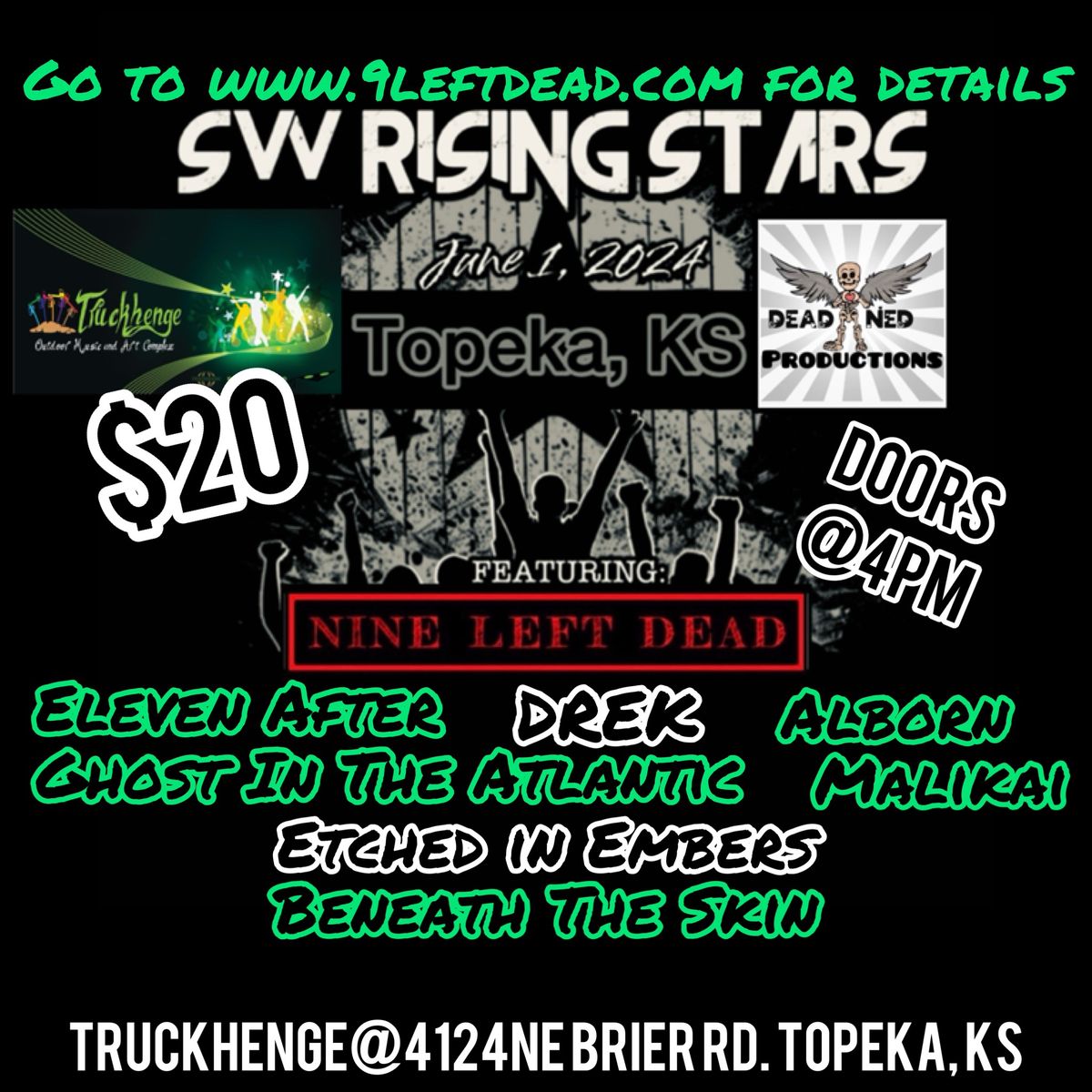SW Rising Stars Tour at Truckhenge in Topeka, KS