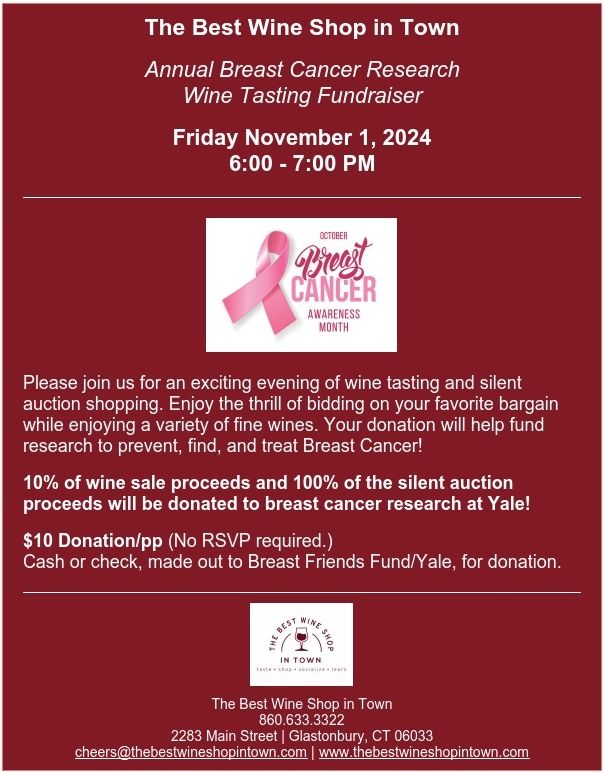 Wine Tasting for the Cure