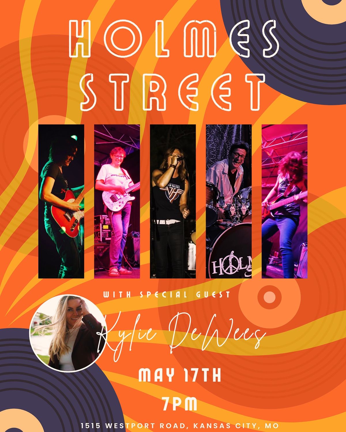 Holmes Street with special guest Kylie DeWees