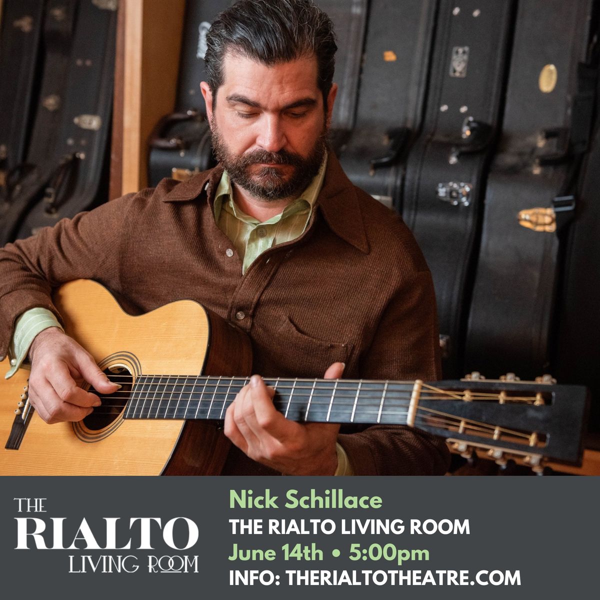 Nick Schillace in The Rialto Living Room