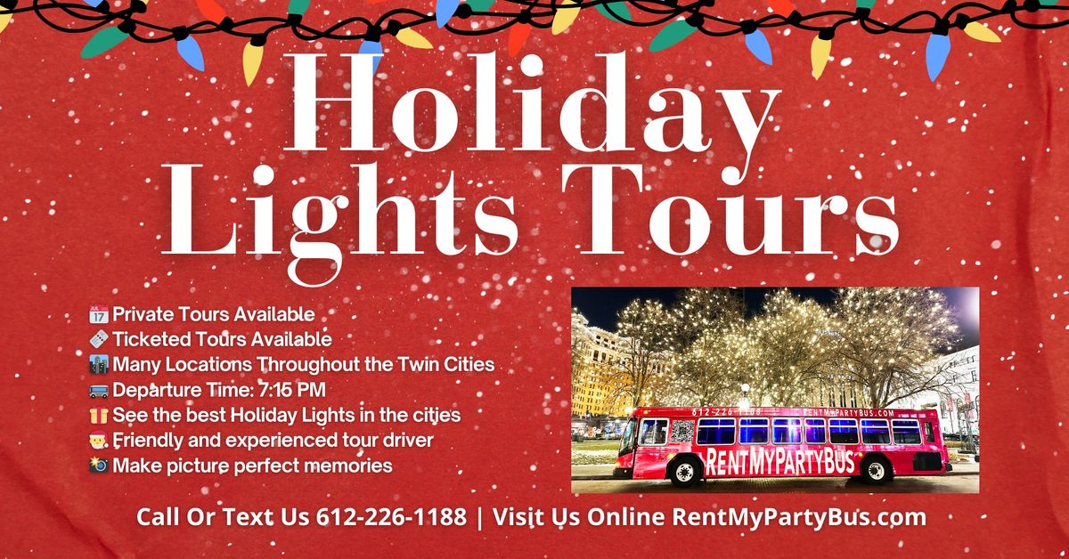 Holiday Lights Tours - Every Sunday - Plymouth