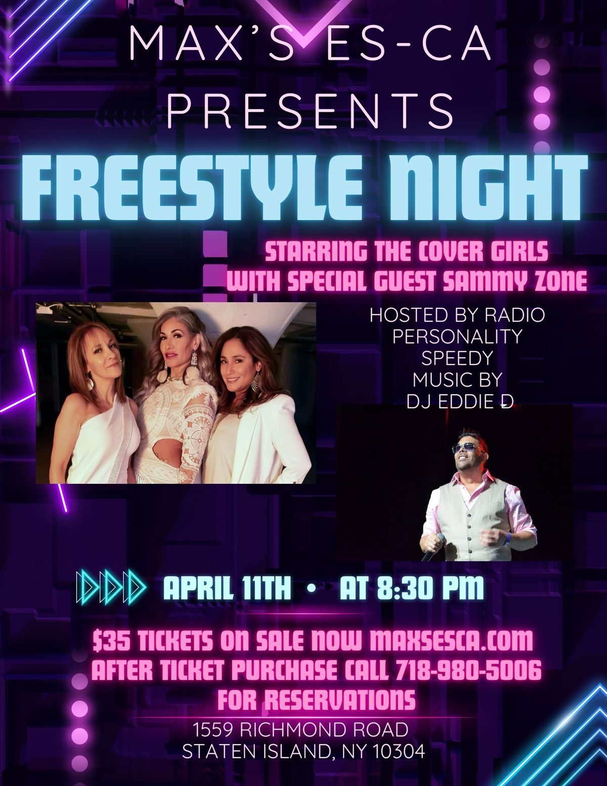 Freestyle Night with The Cover Girls 