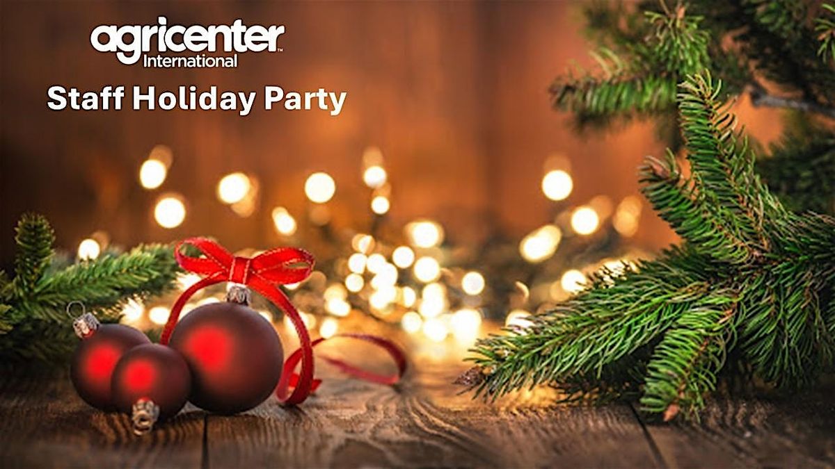 Agricenter Staff Holiday Party