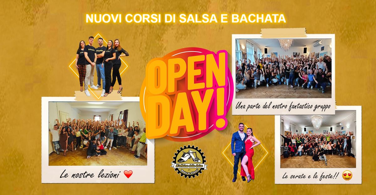 OPEN DAY - NUOVI CORSI DI SALSA E BACHATA