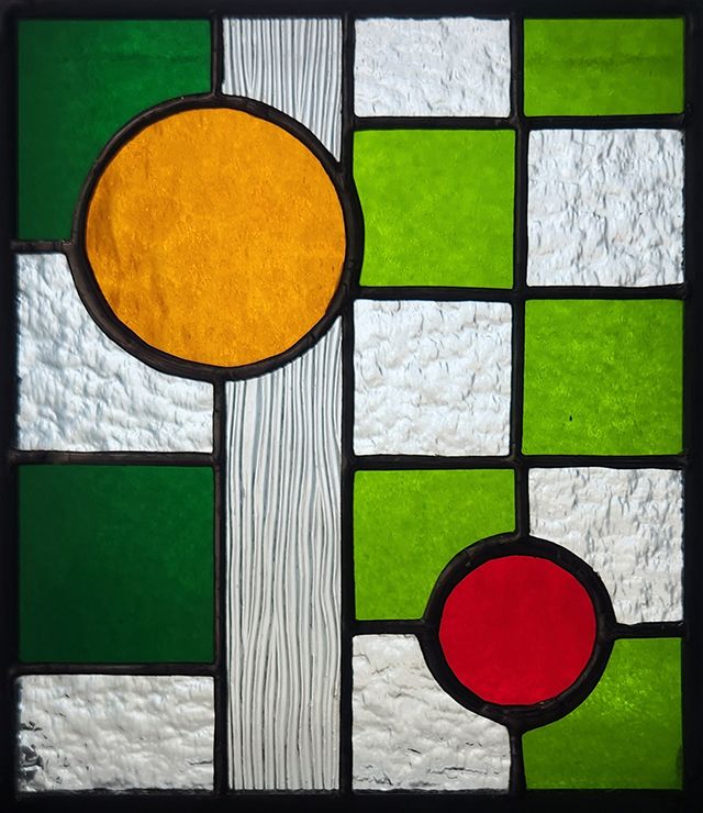 Frank Lloyd Wright panel Glass Class