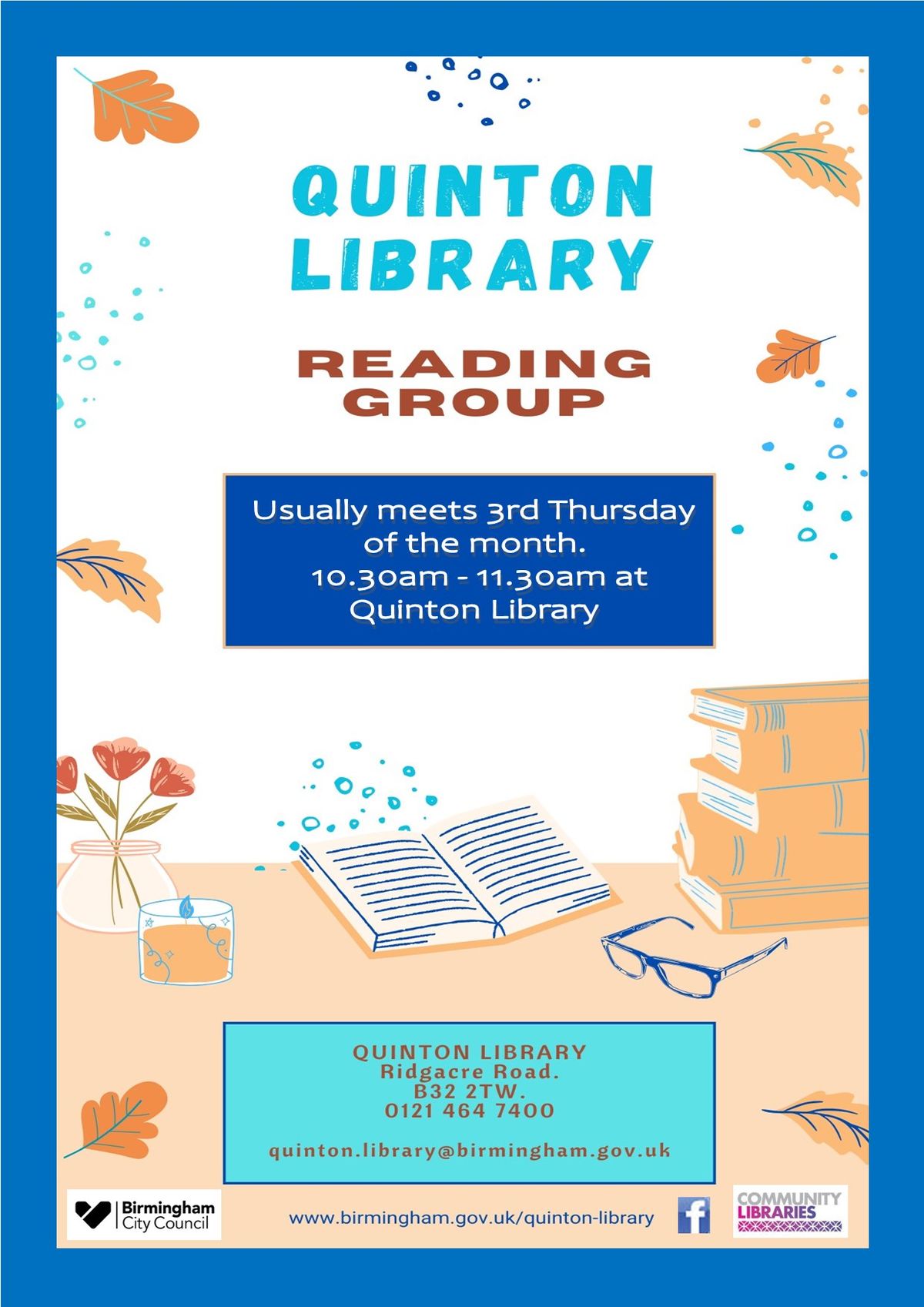 Quinton Library Reading Group